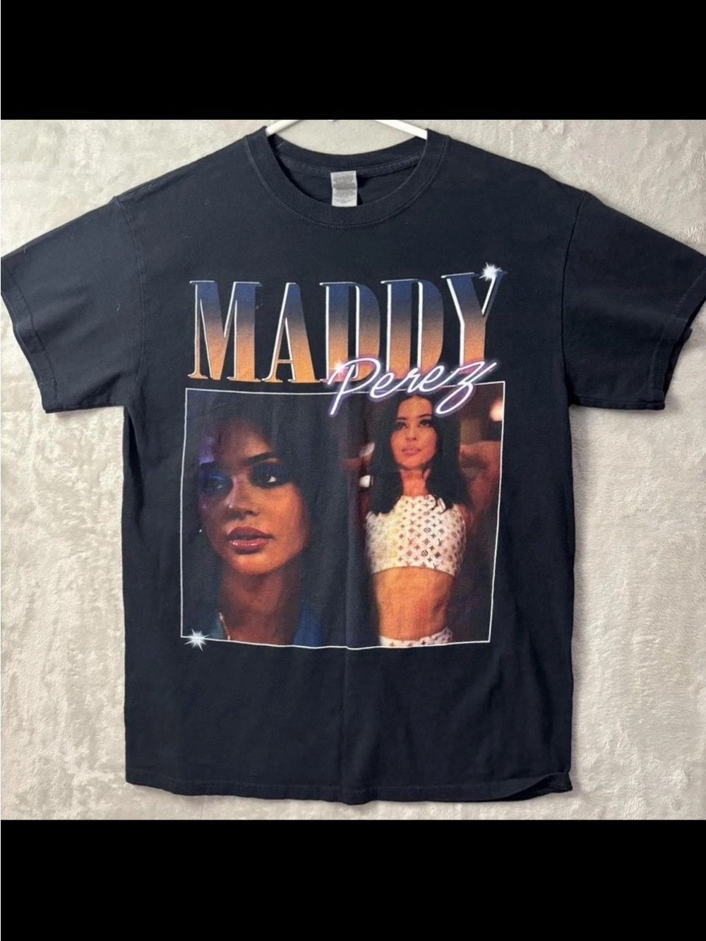 Maddy Perez Euphoria Alexa Demie Graphic T Shirt Medium Black Tee